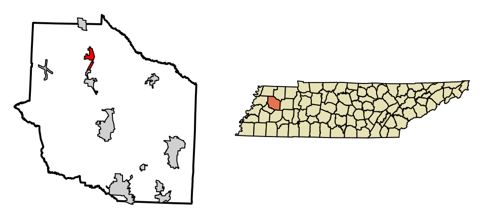 Locator map of Rutherford