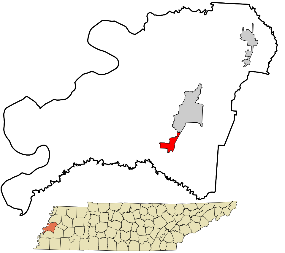 Locator map of Henning