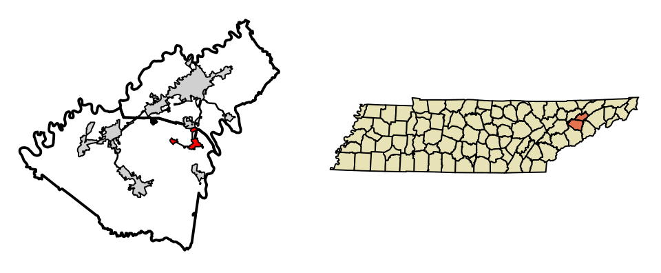 Locator map of White Pine
