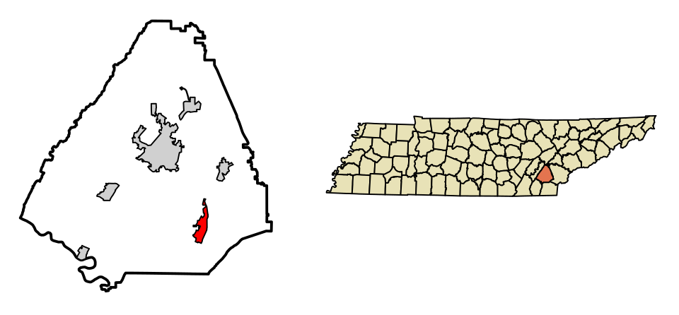 Locator map of Etowah