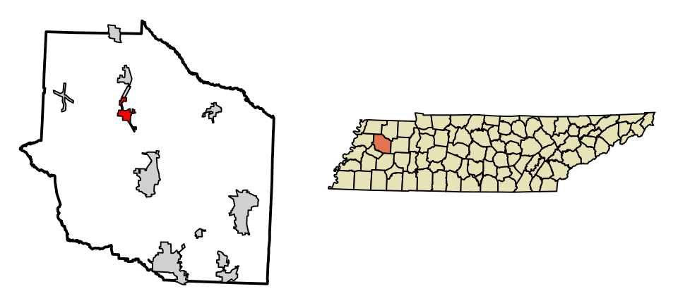 Locator map of Dyer