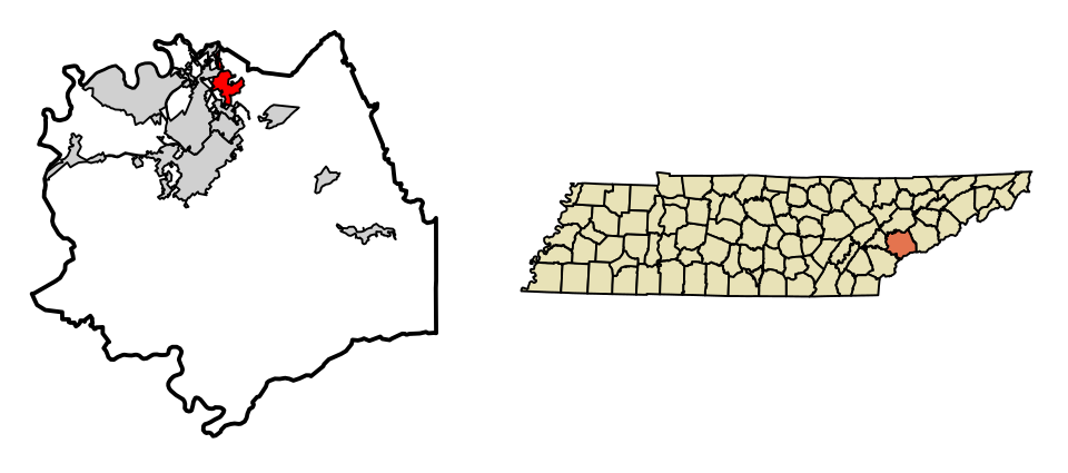 Locator map of Rockford