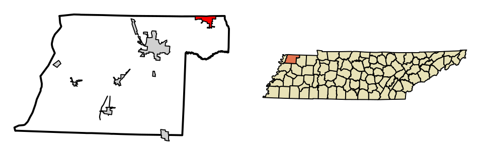 Locator map of South Fulton