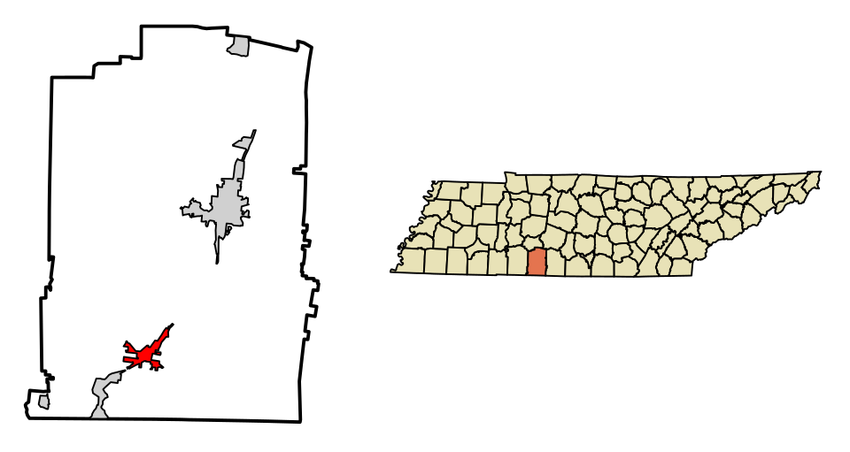Locator map of Loretto
