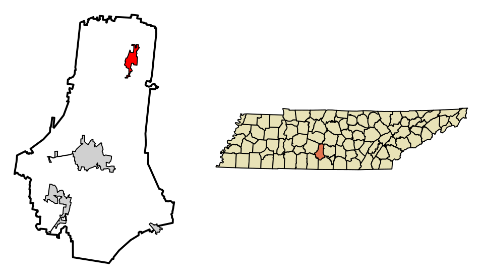 Locator map of Chapel Hill