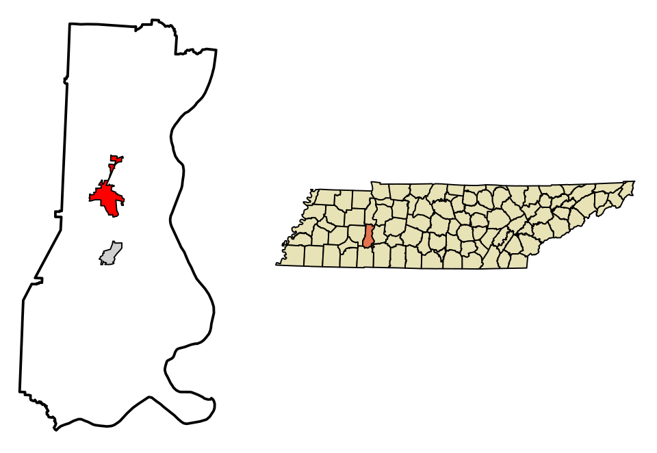 Locator map of Parsons