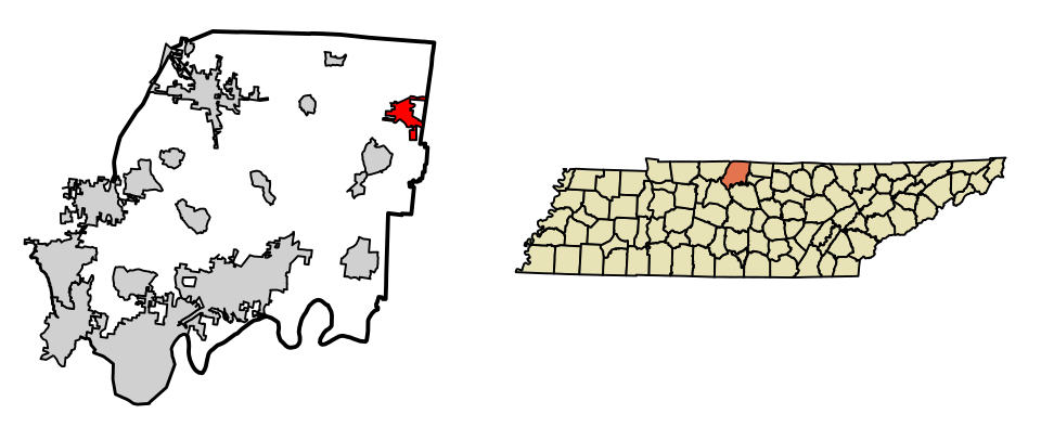 Locator map of Westmoreland