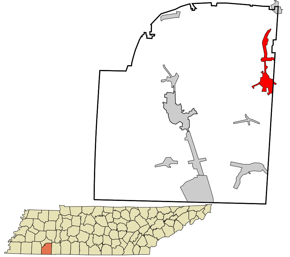 Locator map of Adamsville