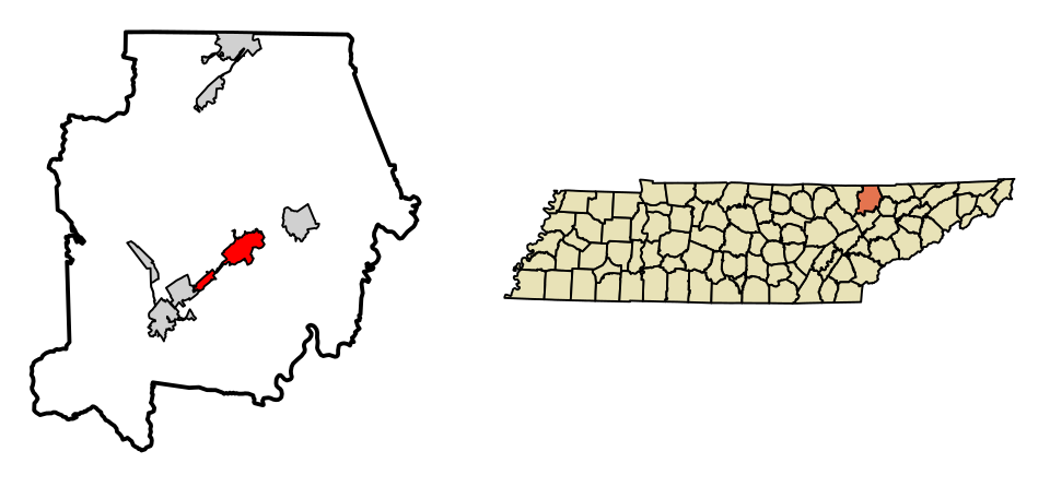 Locator map of La Follette