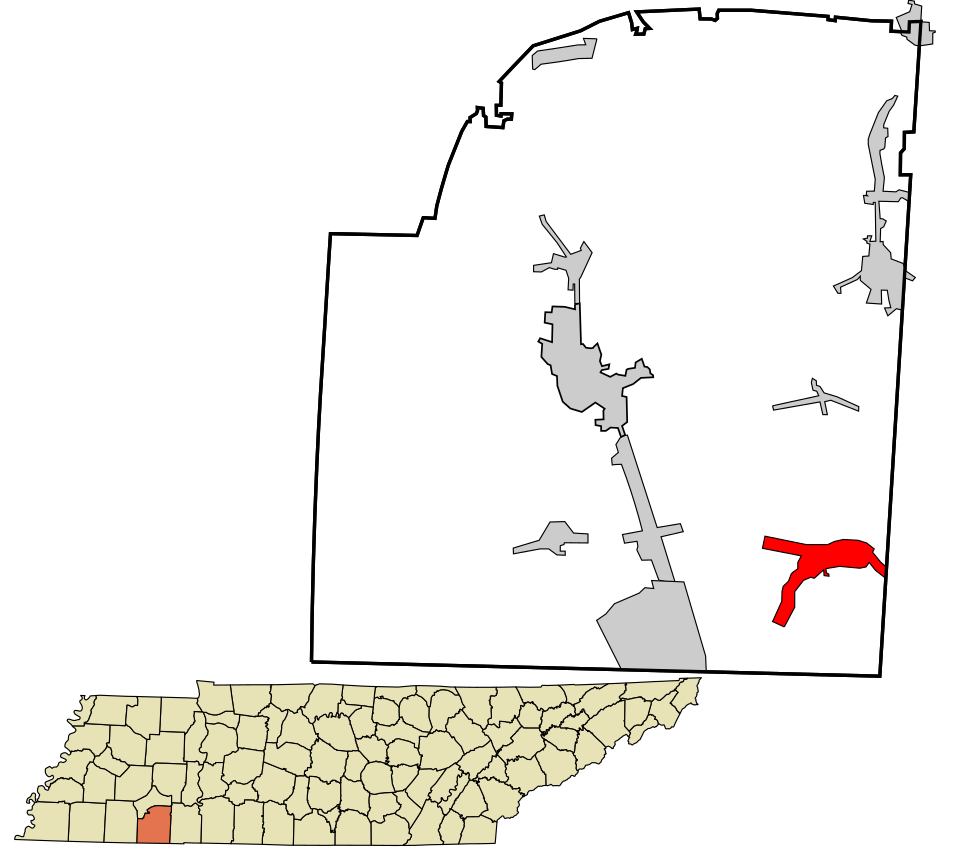 Locator map of Michie