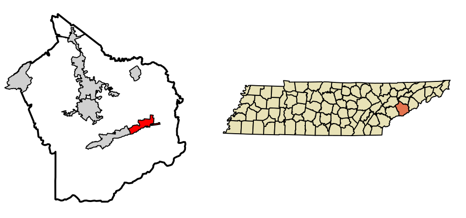 Locator map of Pittman Center
