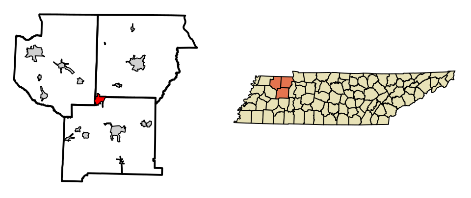 Locator map of McKenzie