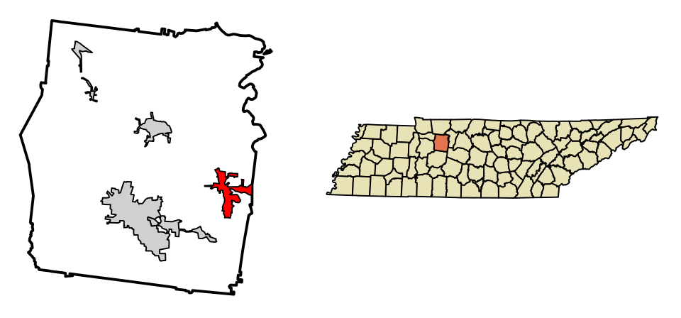 Map of White Bluff
