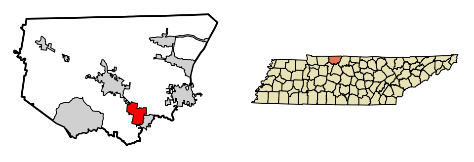 Locator map of Greenbrier