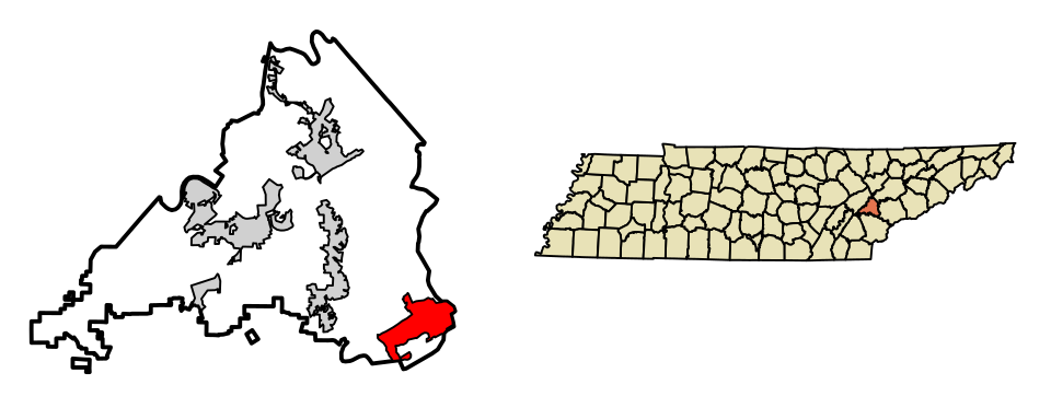 Locator map of Greenback