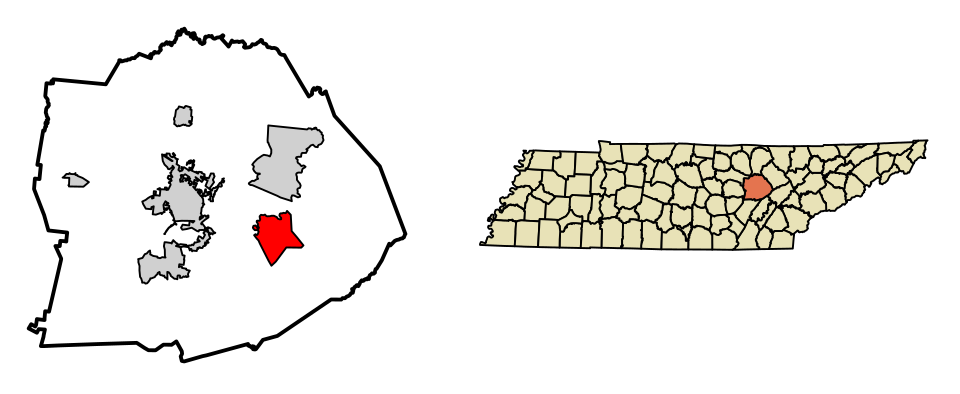 Locator map of Crab Orchard