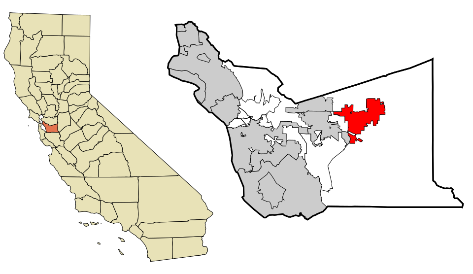 Locator map of Livermore