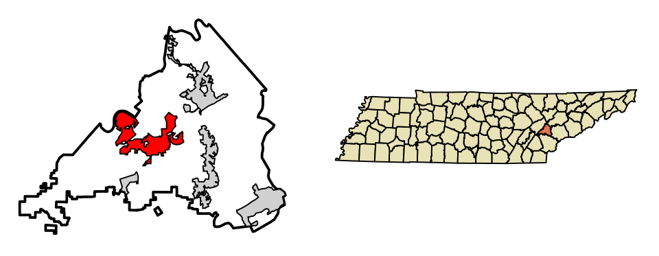 Locator map of Loudon
