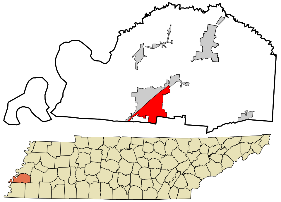 Locator map of Atoka