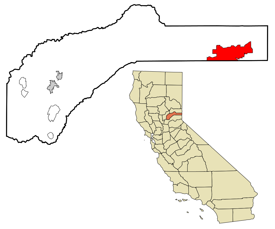 Locator map of Truckee