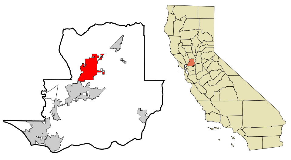 Map of Vacaville