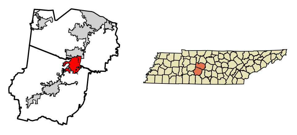 Locator map of Spring Hill
