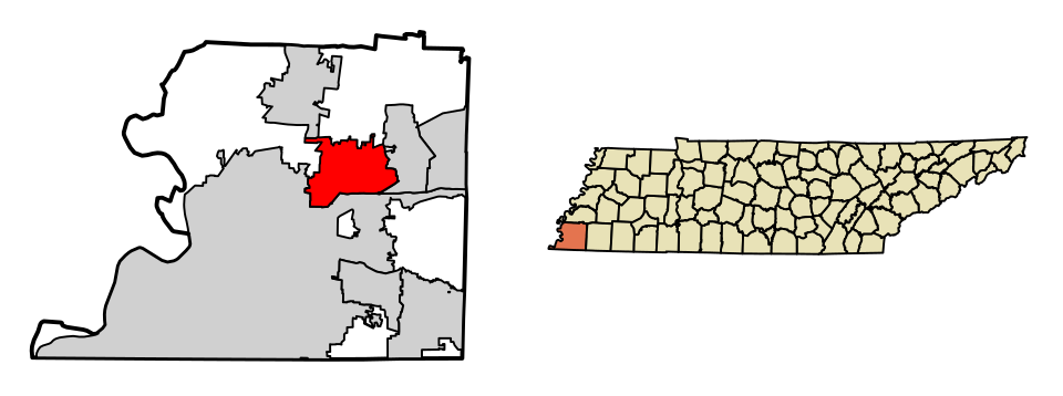 Locator map of Bartlett