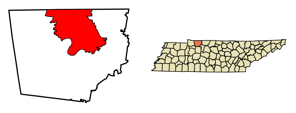 Map of Clarksville