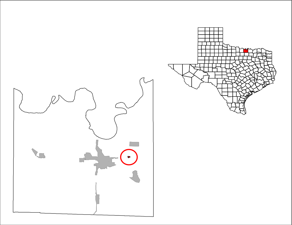 Locator map of Oak Ridge