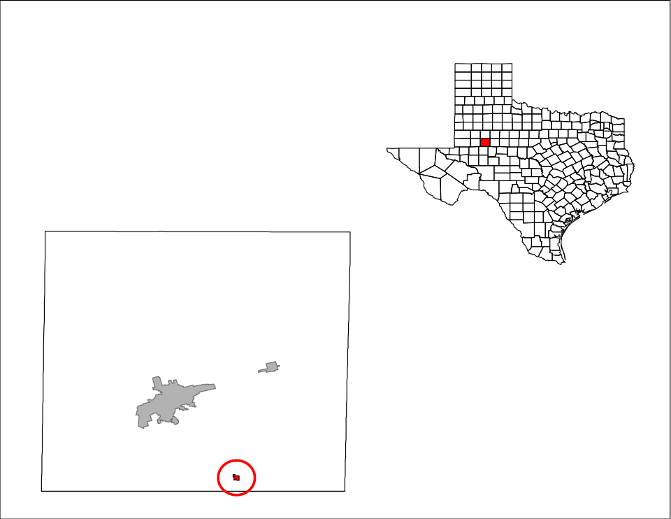 Locator map of Forsan