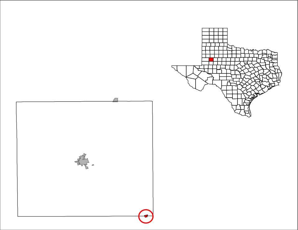 Locator map of Ackerly
