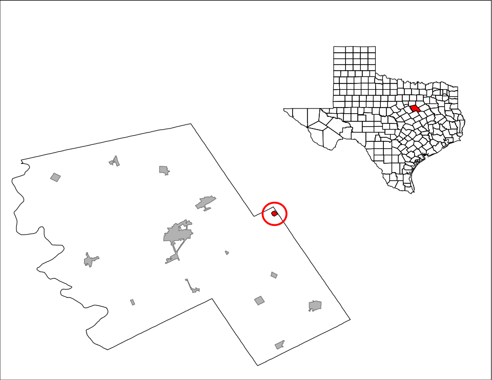 Locator map of Mertens