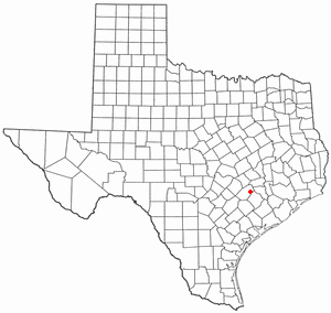 Locator map of Fayetteville