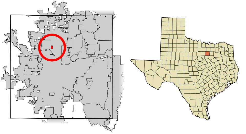 Locator map of Blue Mound