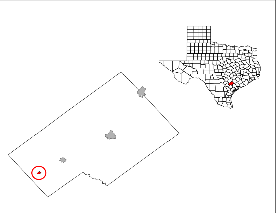 Locator map of Nordheim