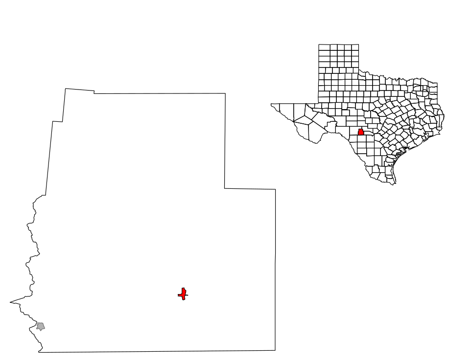 Locator map of Leakey