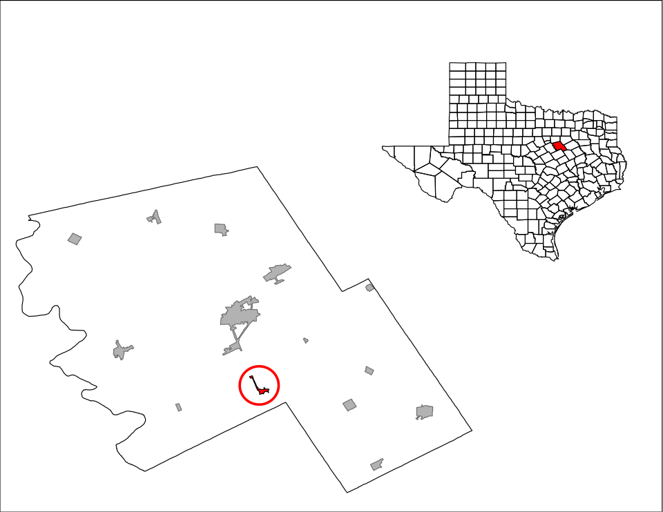 Locator map of Abbott