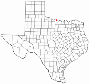 Locator map of Petrolia