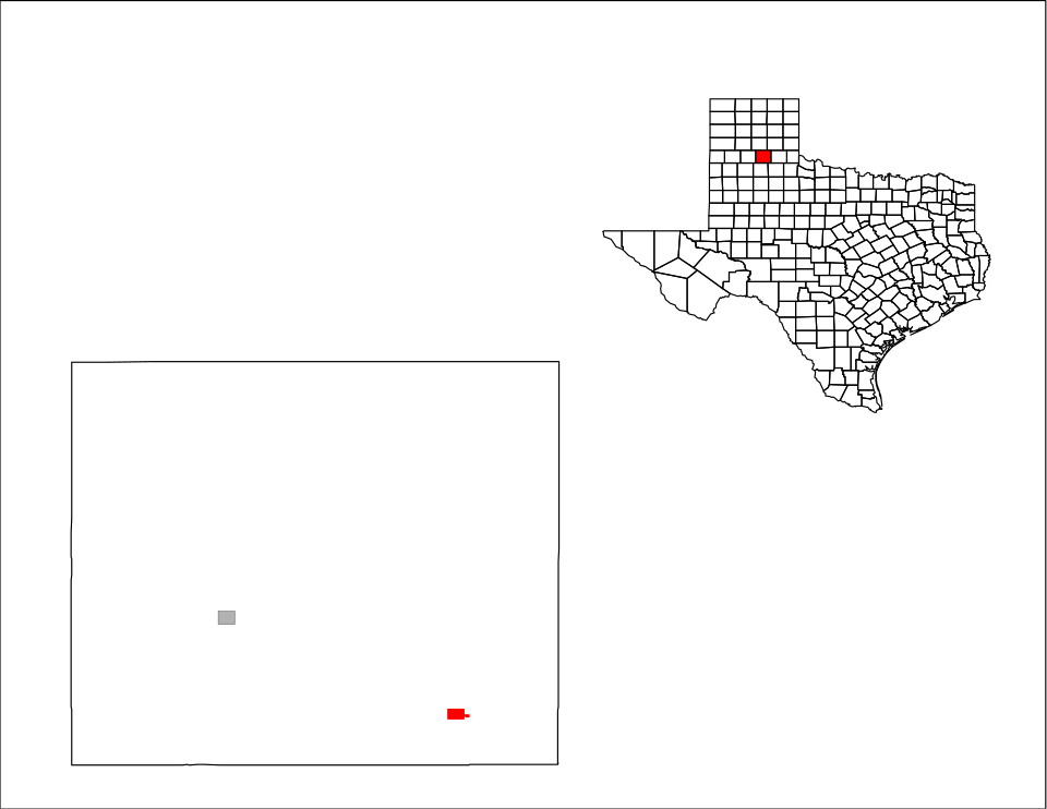Locator map of Quitaque