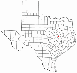 Locator map of Bremond