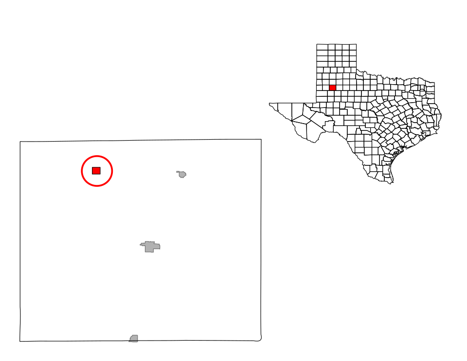 Locator map of New Home