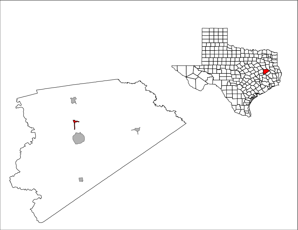 Locator map of Latexo