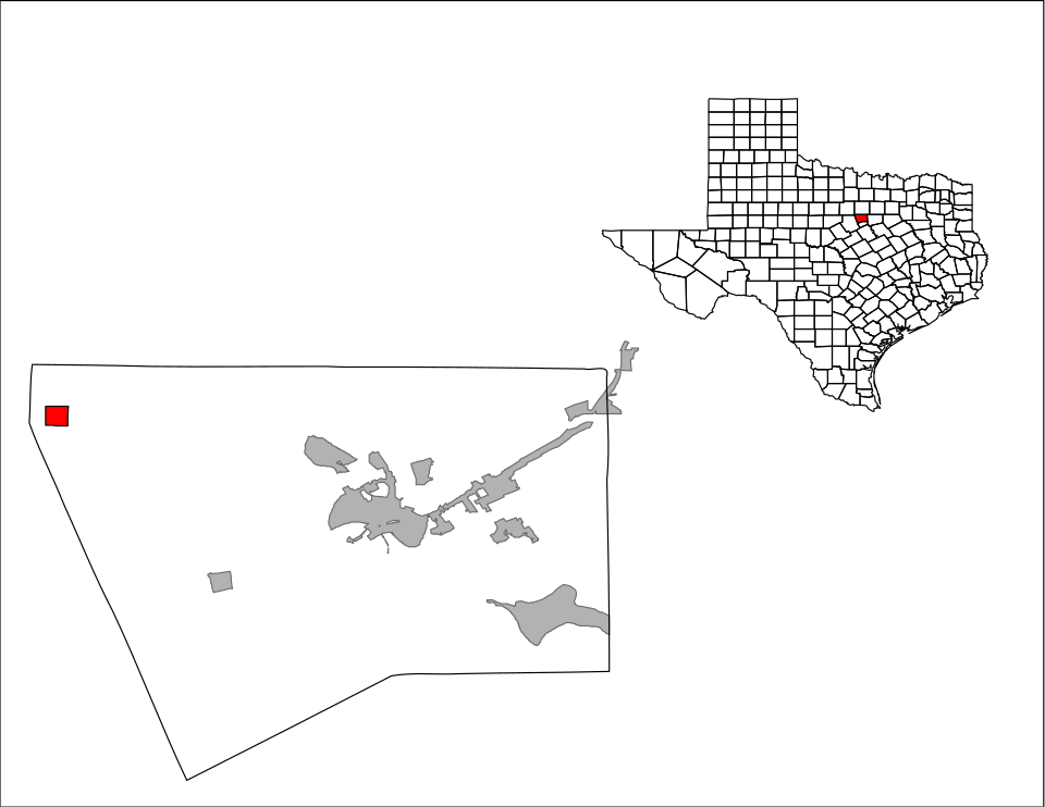 Locator map of Lipan