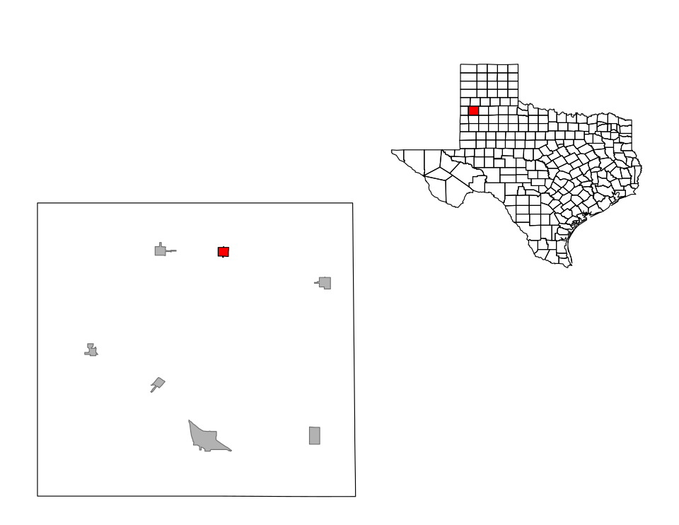 Locator map of Springlake