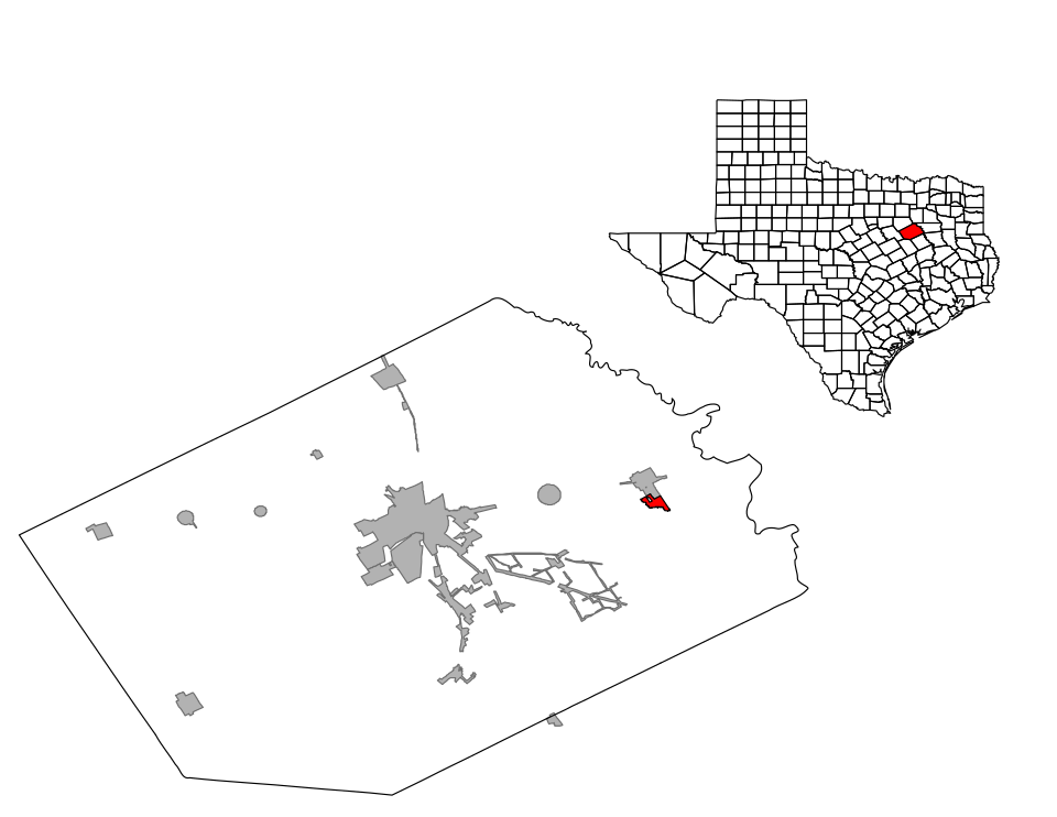 Locator map of Goodlow