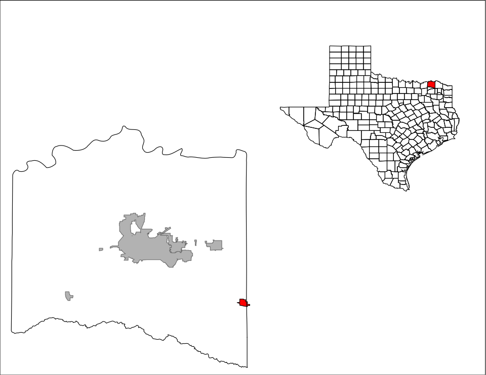 Locator map of Deport