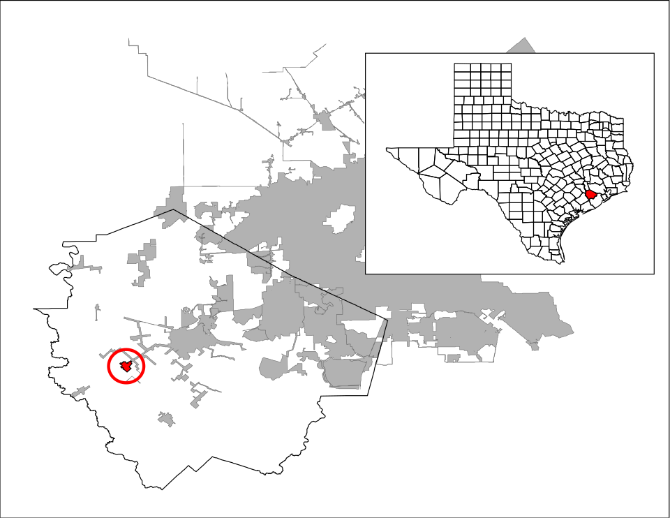 Locator map of Beasley
