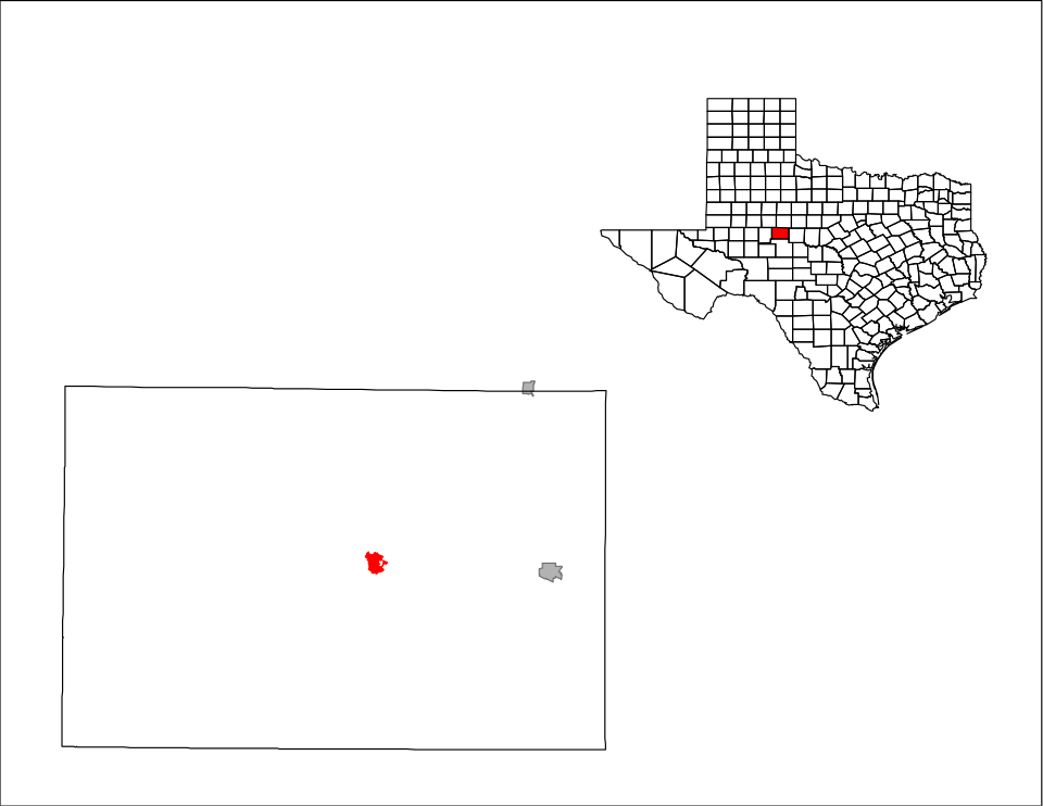 Locator map of Robert Lee