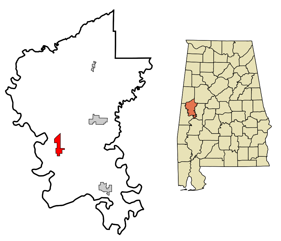 Locator map of Boligee