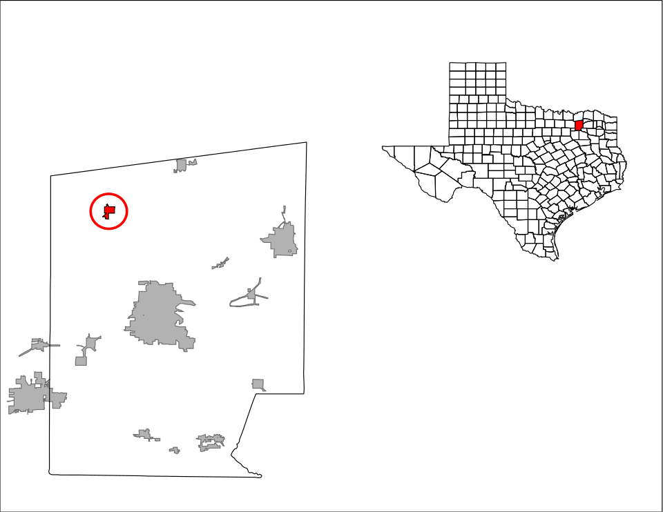 Locator map of Celeste